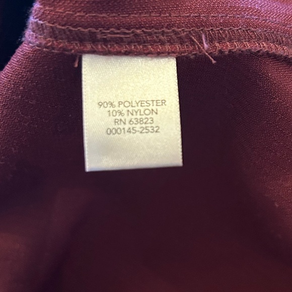 Burgundy suede-like women’s jacket size PL - Picture 7 of 7
